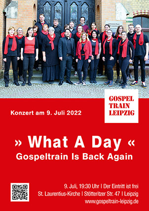 Gospelkonzert am 9. Juli