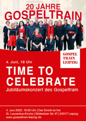 Gospelkonzert zu 20 Jahre Gospeltrain Leipzig