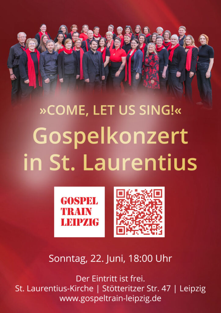 Gospelkonzert am 22. Juni 2025, 18 Uhr in St. Laurentius